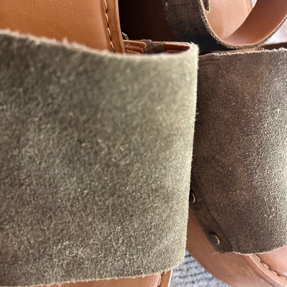 Franco sarto suede platform Strappy sandals size 8 - Picture 7 of 9